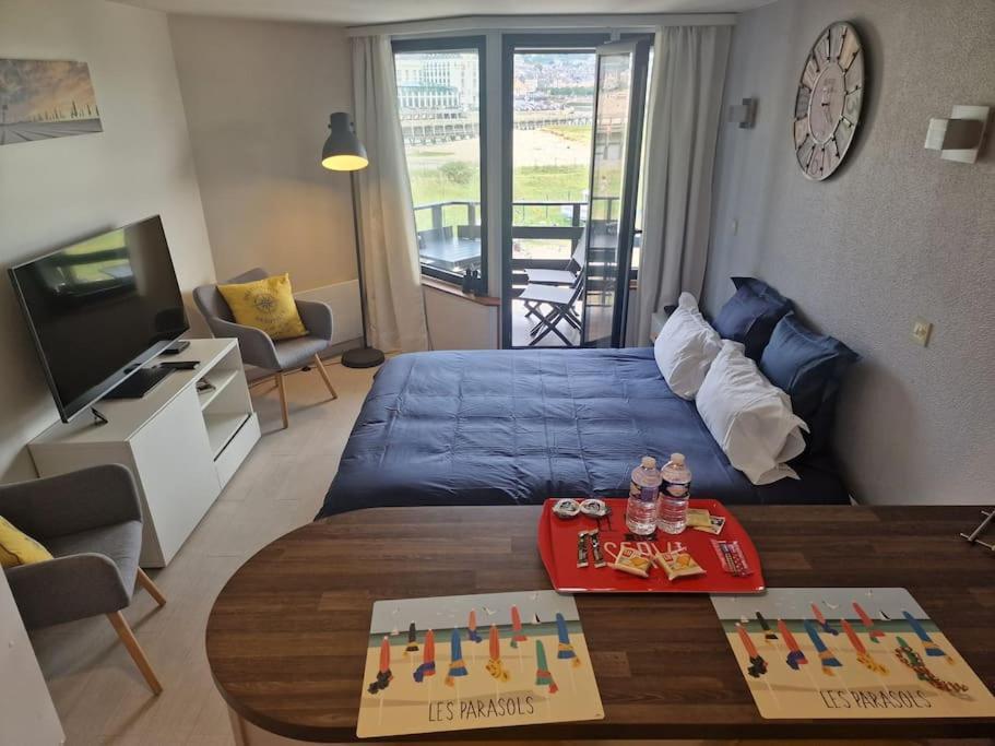 Le Cocooning-Studio Deauville Marina Avec Terrasse Vue Mer Et Plage Exterior foto